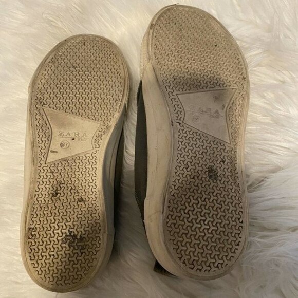 Zara Kids Sneakers 37 Laces Green - Picture 5 of 7